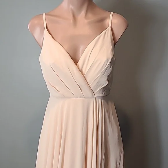 Lulus All About Love‎ Pink Formal Maxi Dress Size Small Prom Gilded Hoco Fairy - Picture 2 of 11